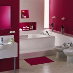 idée déco salle de bain rose