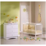ambiance chambre bébé vert