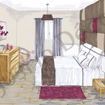 ambiance chambre beige