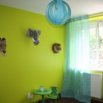 déco chambre garçon vert