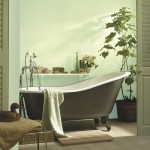 déco salle de bain kaki