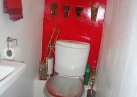 déco wc - toilettes blanc