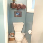 déco wc - toilettes bleu