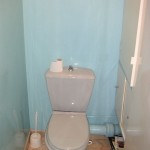 déco wc - toilettes bleu