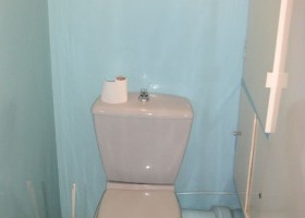 déco wc - toilettes bleu