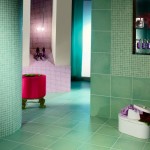 décoration salle de bain turquoise