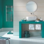 décoration salle de bain turquoise