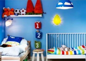 idée déco chambre bébé bleu