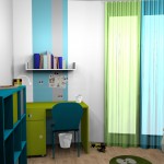 déco chambre garçon turquoise