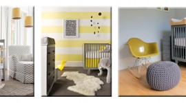 idée déco chambre bébé jaune