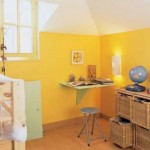 idée déco chambre bébé jaune