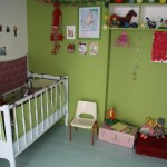 idée déco chambre bébé vert