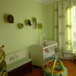 idée déco chambre bébé vert